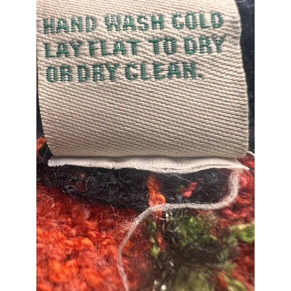 Design Options By Philip And Jane Gordon Fall Leaf Cardigan Sweater Medium Warm - Picture 10 of 13